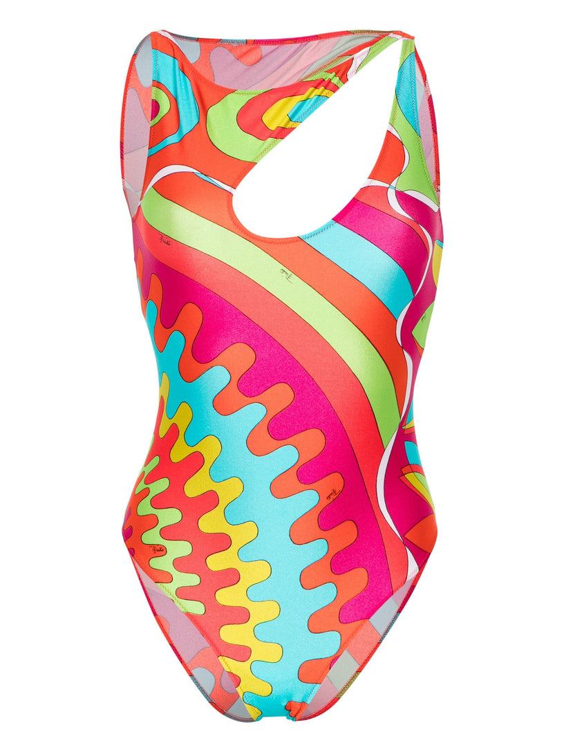 Emilio Pucci Vivara print swimsuit