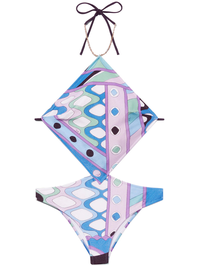 Emilio Pucci Vivara-print swimsuit