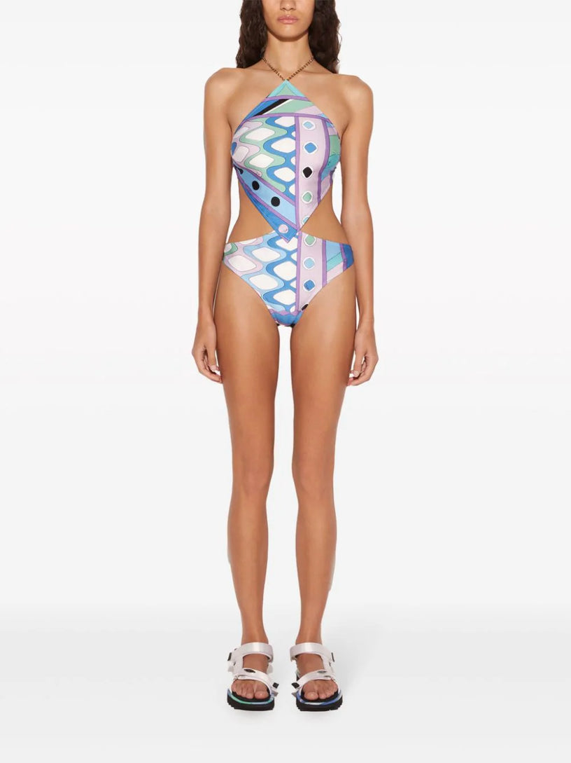 Vivara-print swimsuit