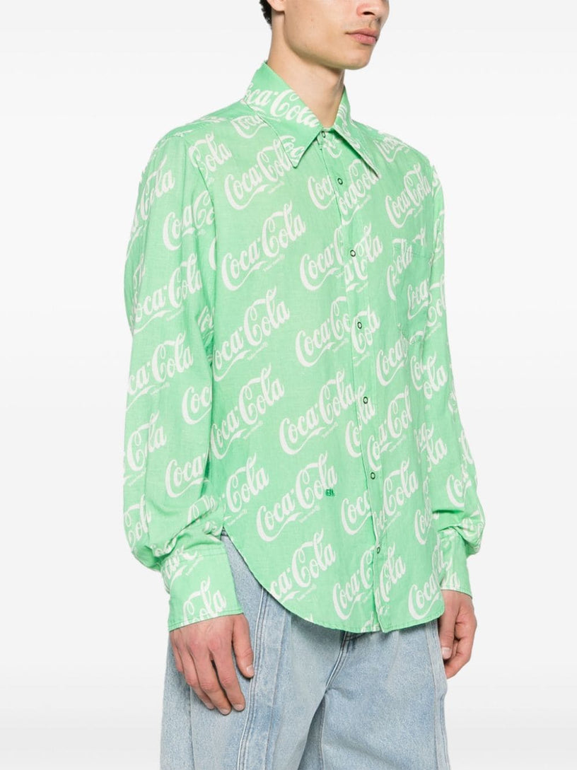 Shirt with Coca-Cola print