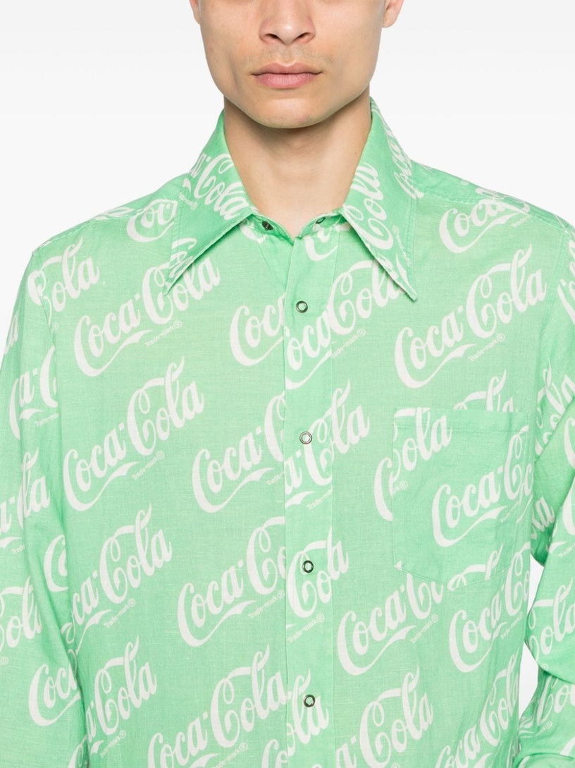 Shirt with Coca-Cola print