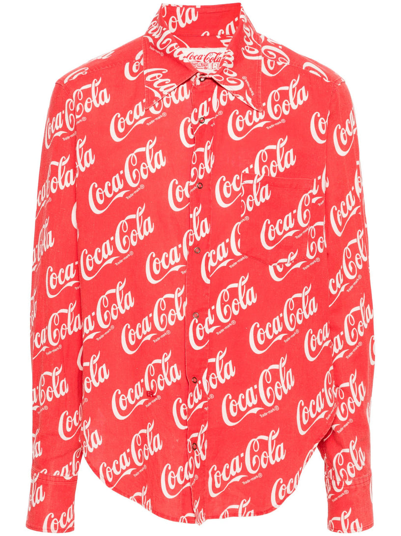 ERL Shirt with coca-cola print