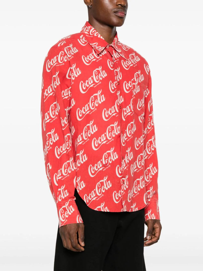 Shirt with Coca-Cola print