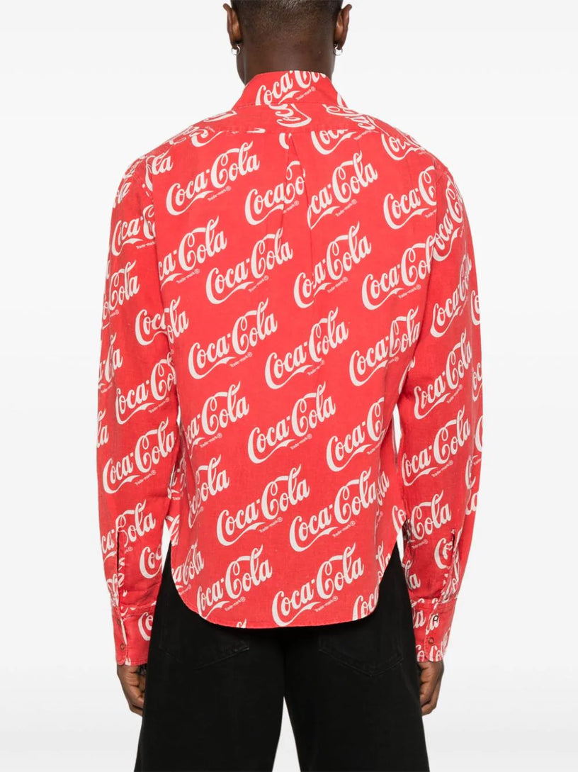 Shirt with Coca-Cola print