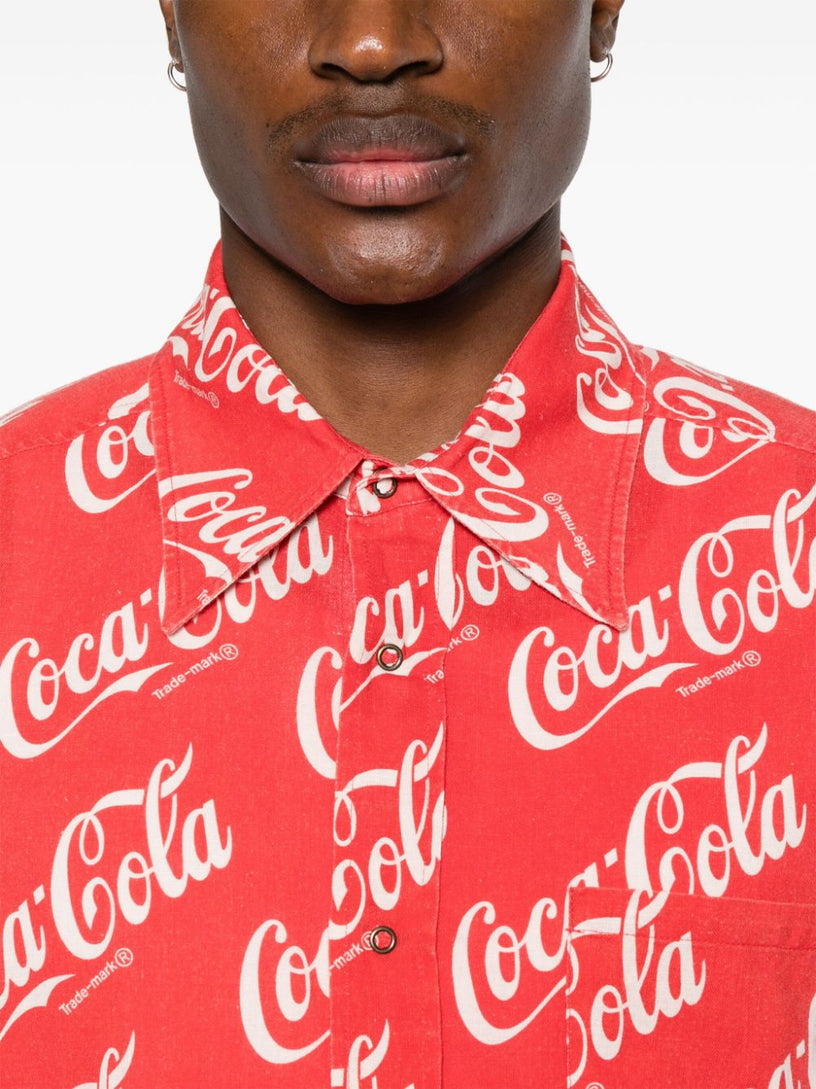 Shirt with Coca-Cola print