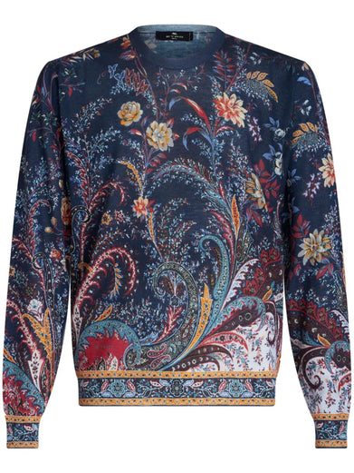 Floral Paisley Sweater