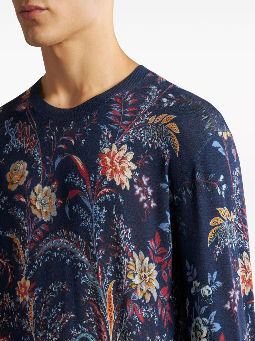 Floral Paisley Sweater