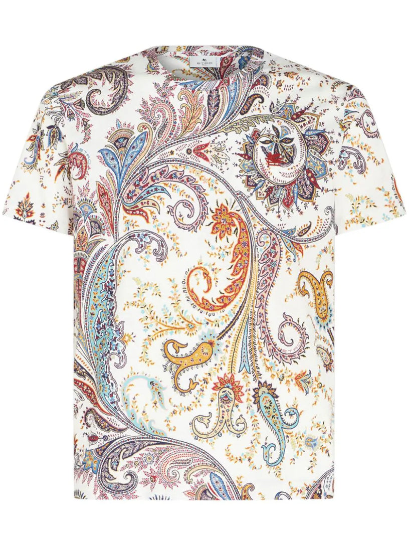 Paisley print t-shirt