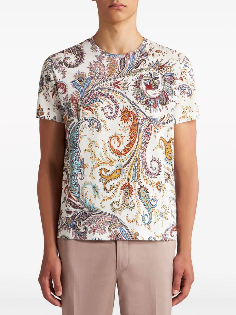 Paisley print t-shirt