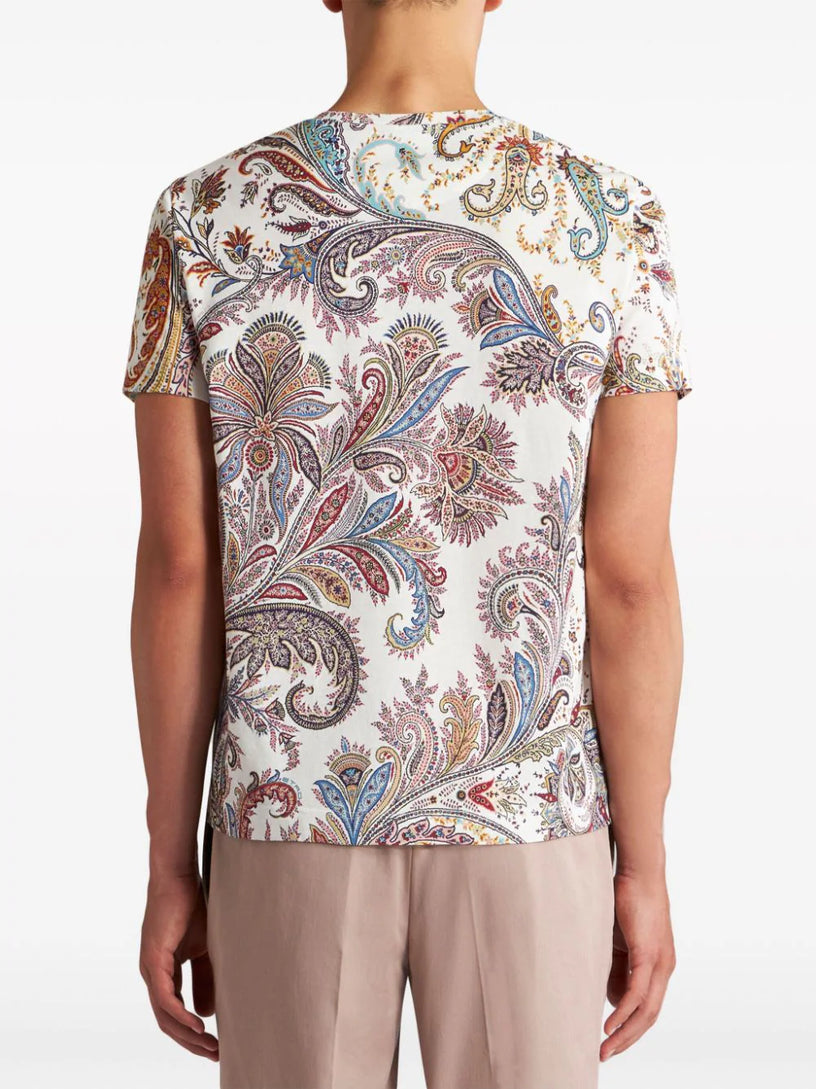 Paisley print t-shirt