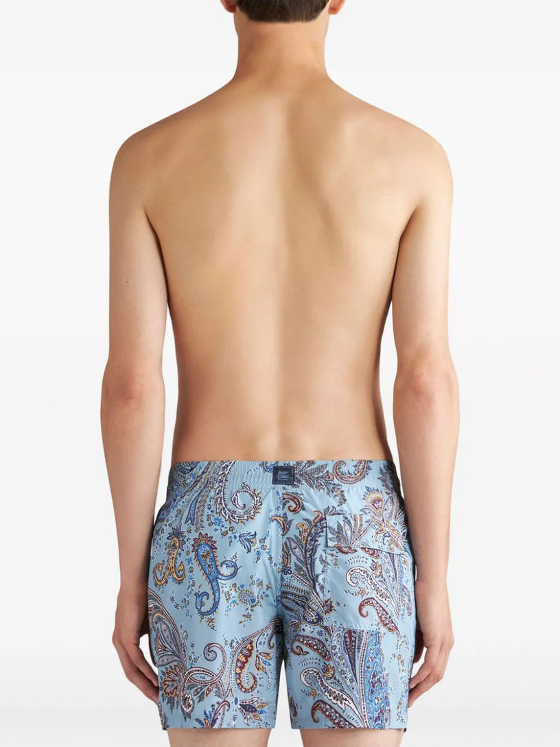 Paisley swim shorts