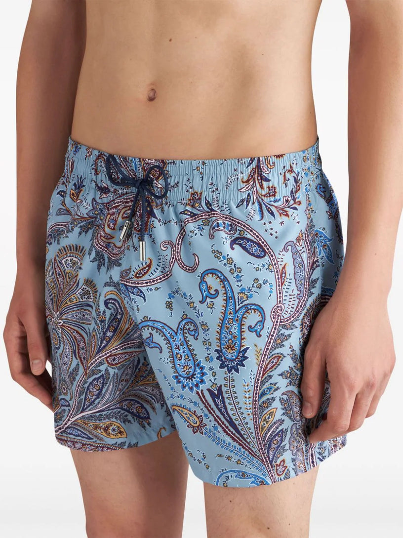 Paisley swim shorts