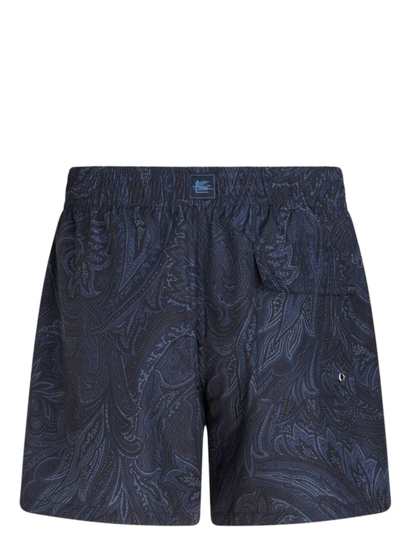 Paisley swim shorts