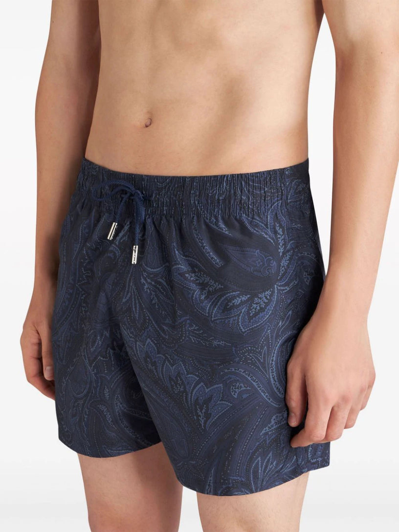 Paisley swim shorts