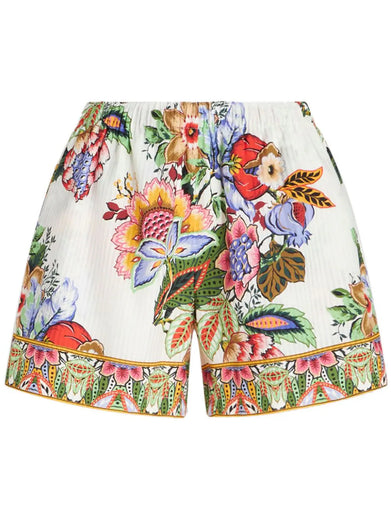 Multicoloured Bouquet Shorts