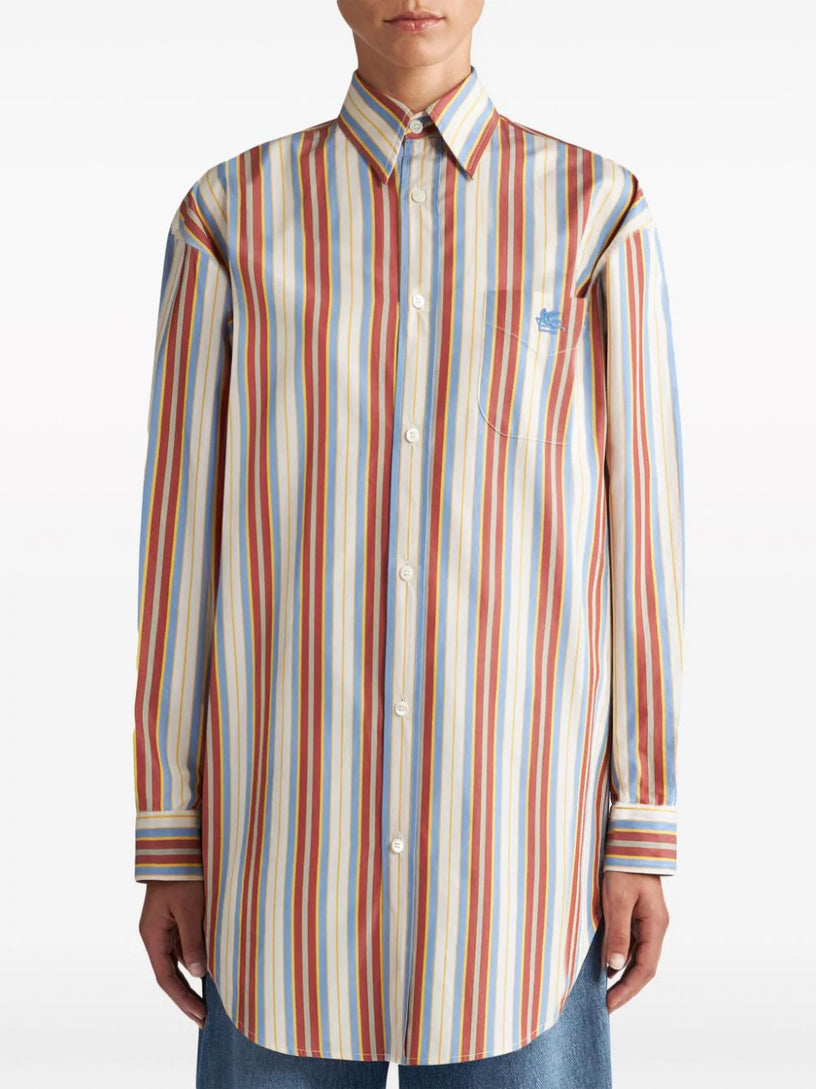 Pegaso striped shirt