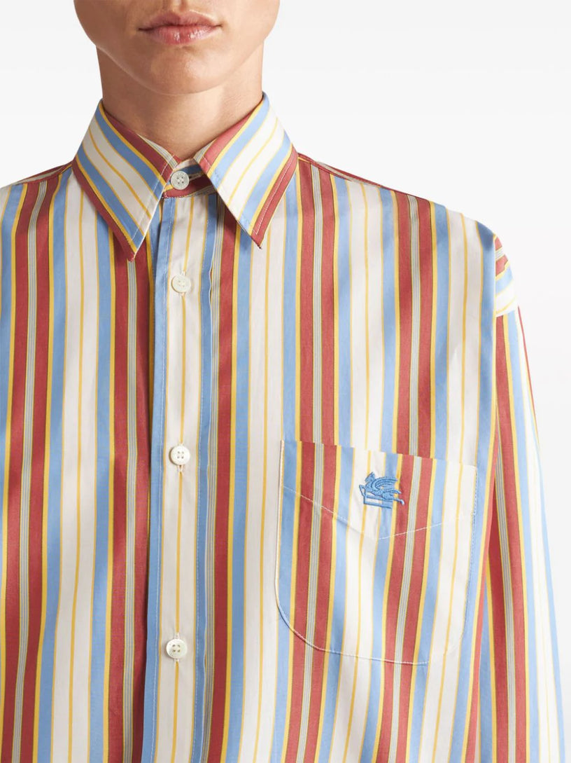 Pegaso striped shirt