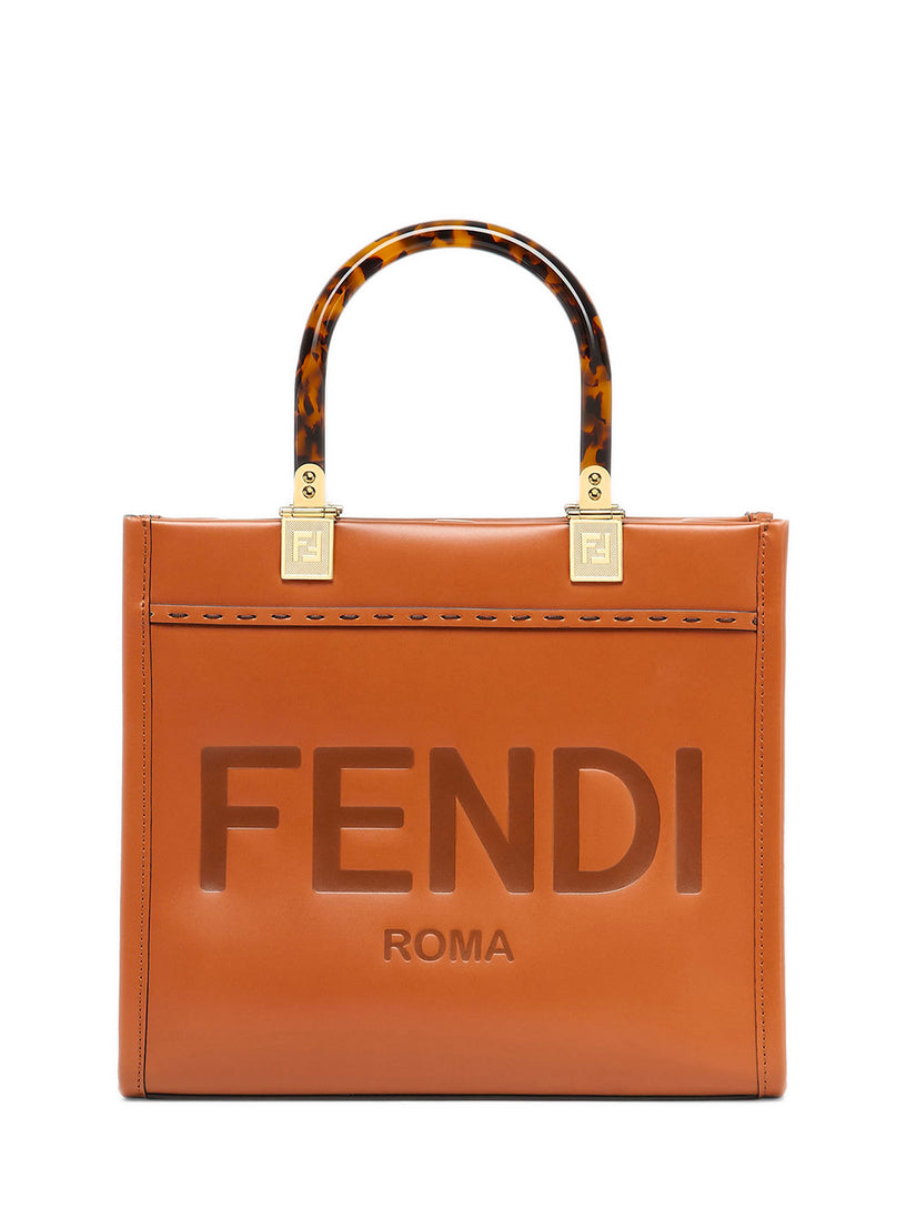 Fendi Sunshine Small in brown leather