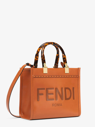 Fendi Sunshine Small in brown leather