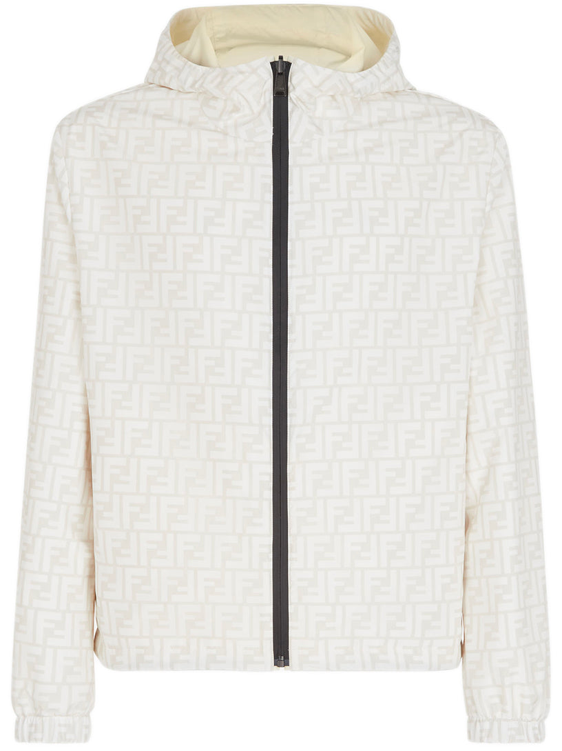 FENDI White nylon jacket