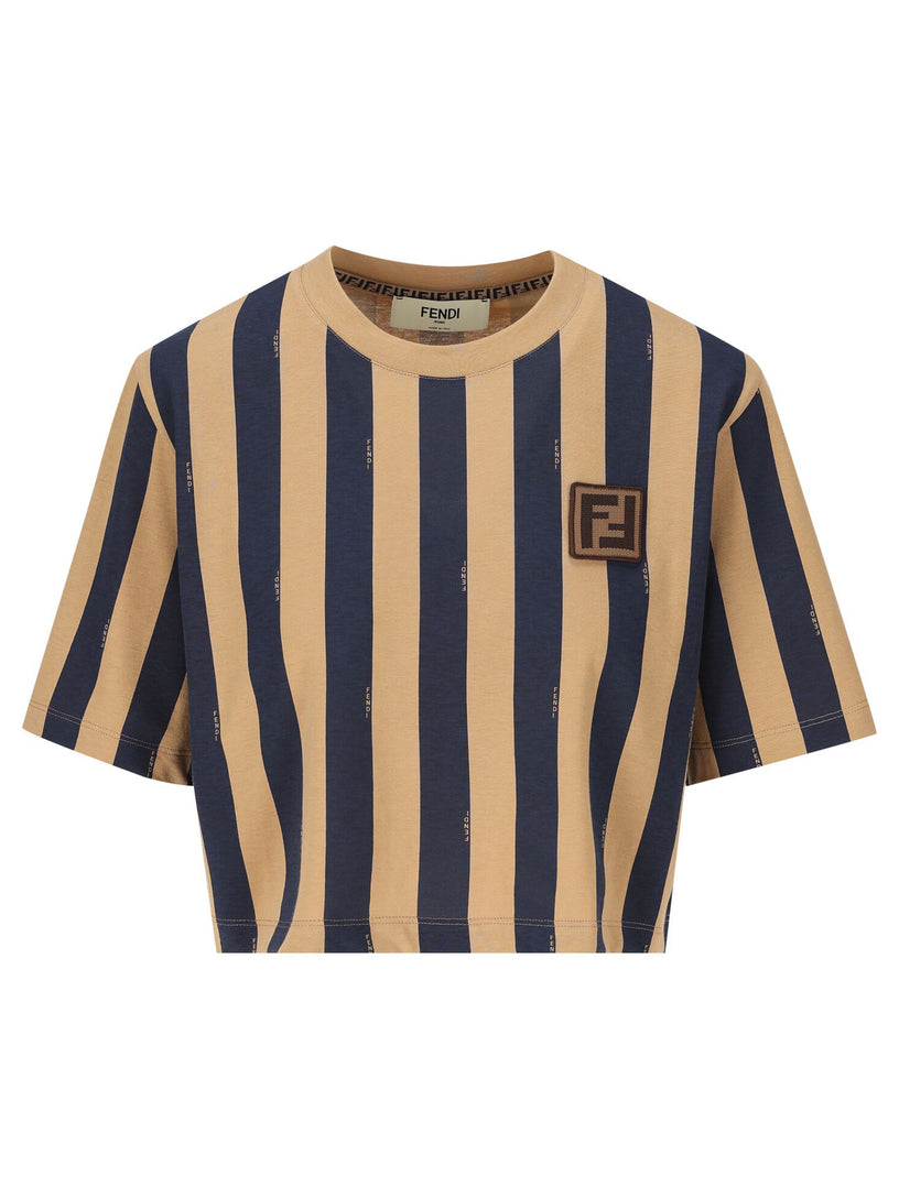 FENDI Pequin cotton t-shirt