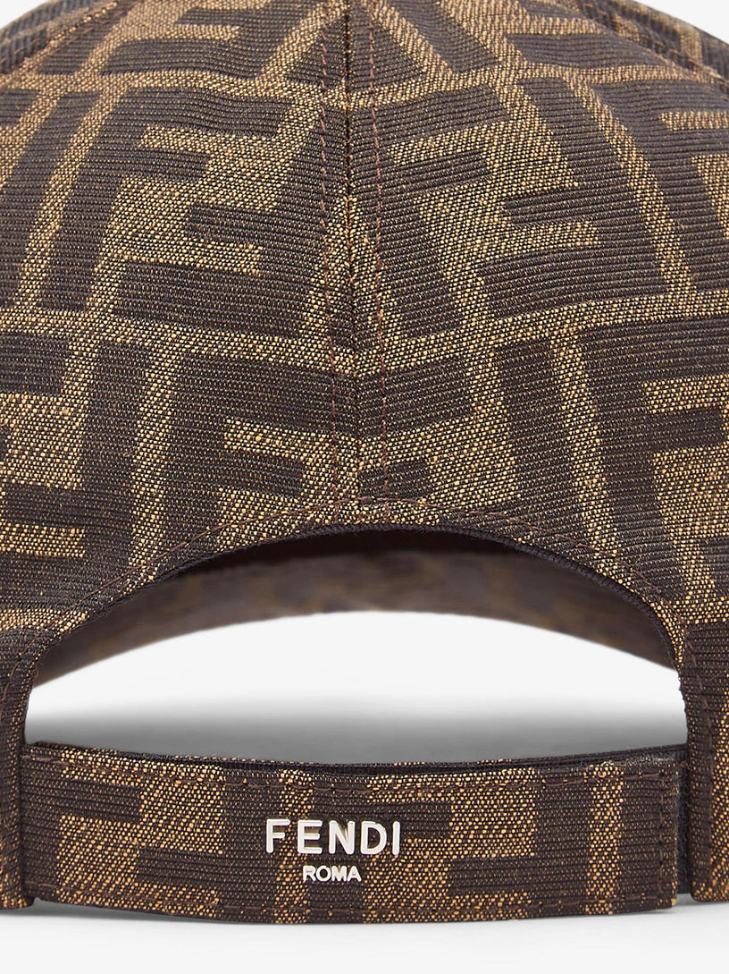 Baseball cap in FF jacquard fabric