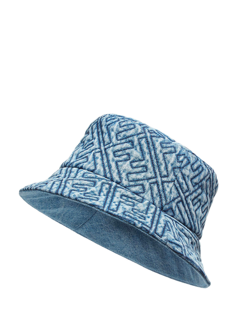 Bucket in blue FF denim