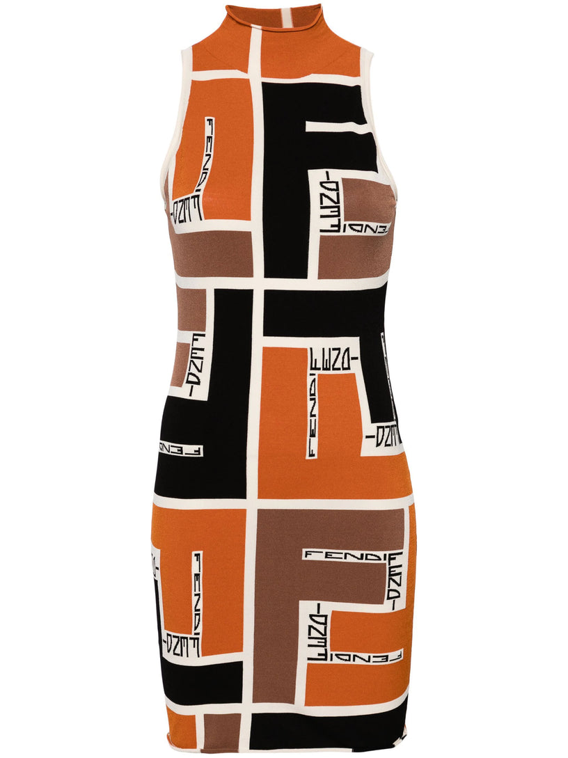 FENDI Ff puzzle dress