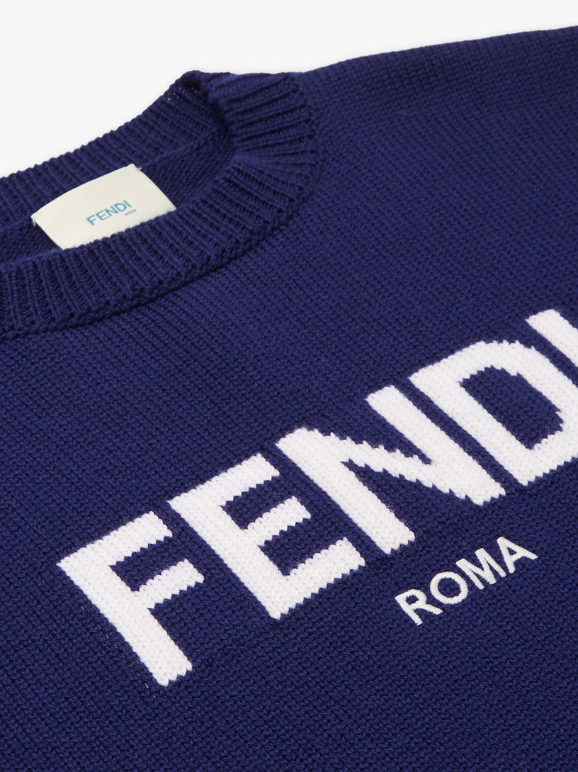 Pullover with Fendi lettering