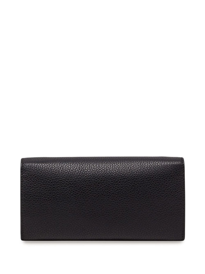 Gancini wallet with shoulder strap