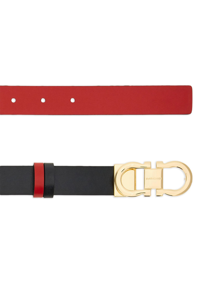 Reversible and adjustable Gancini belt