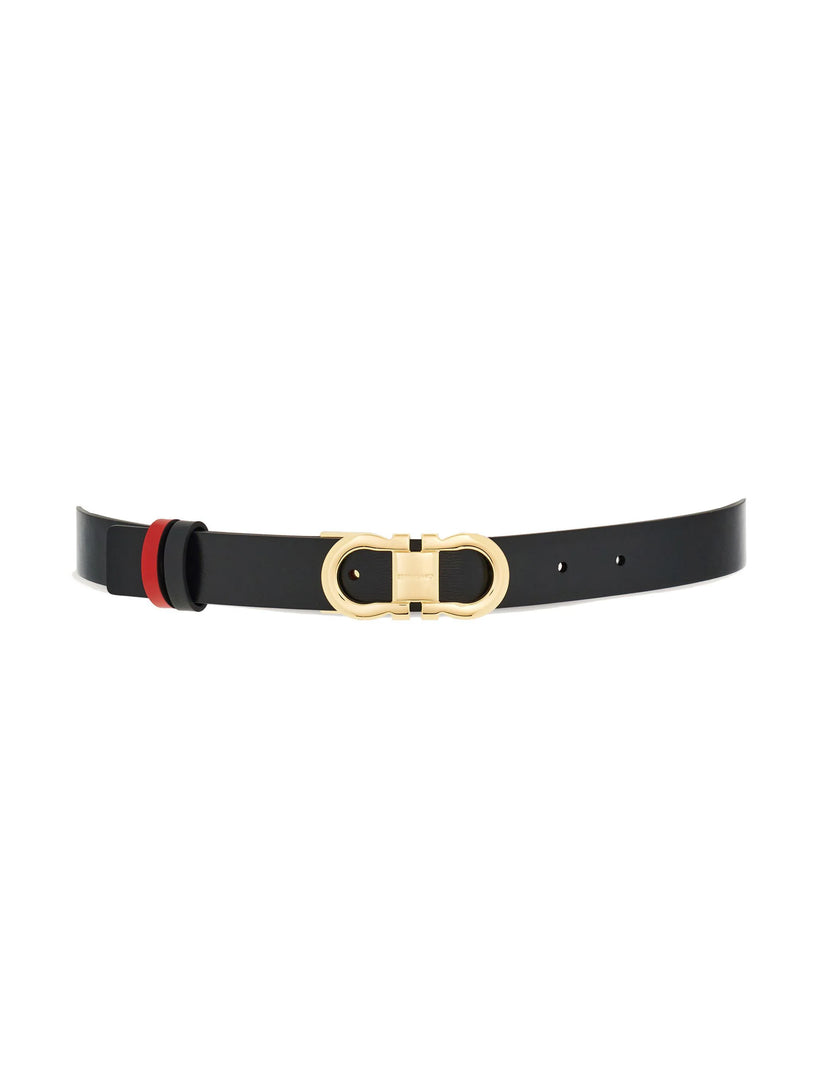 Reversible and adjustable Gancini belt