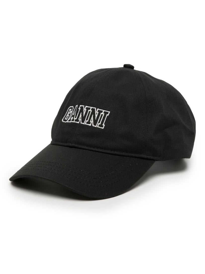 GANNI Logo baseball cap