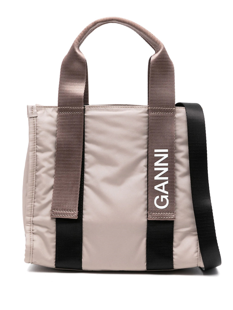 GANNI Small tech tote bag