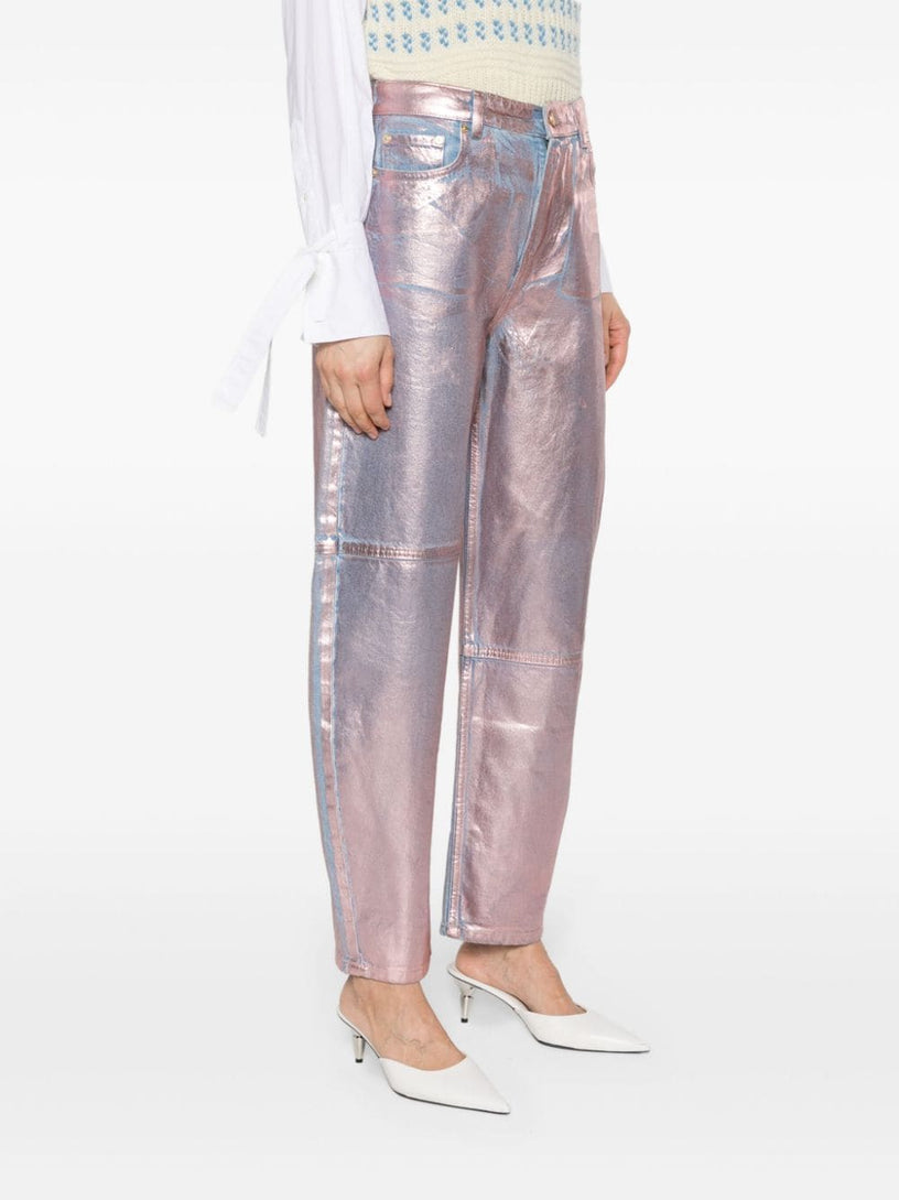 Lilac Foil Stary Jeans