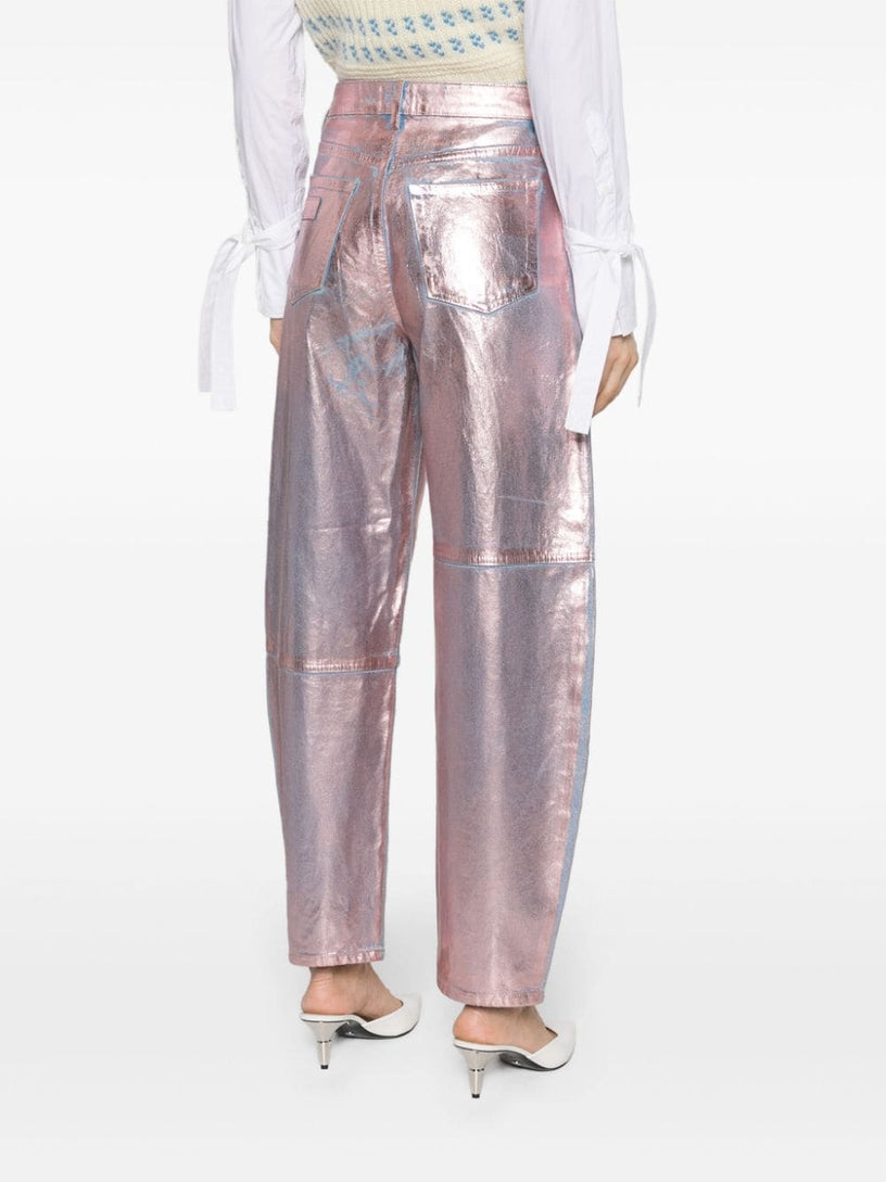 Lilac Foil Stary Jeans