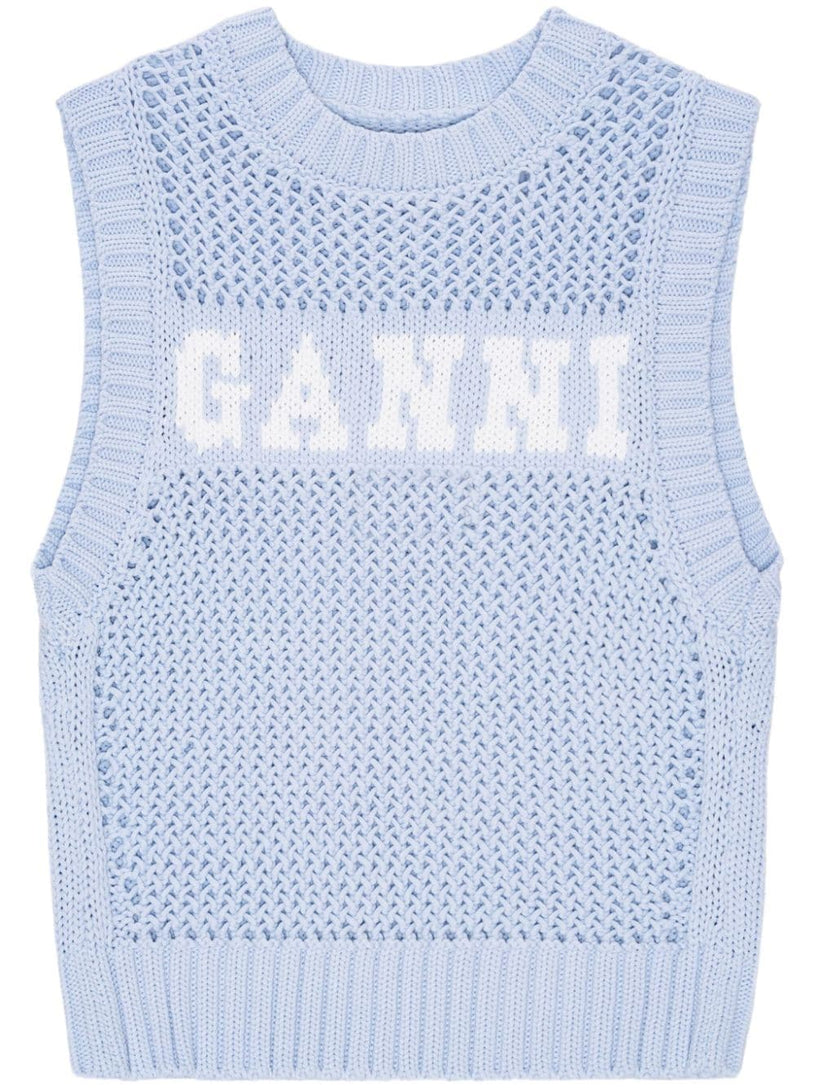 GANNI Logo vest