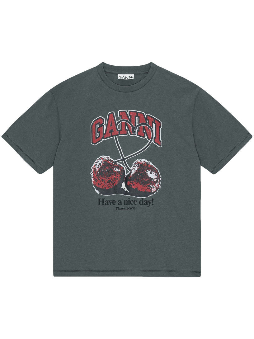 GANNI Cherry t-shirt