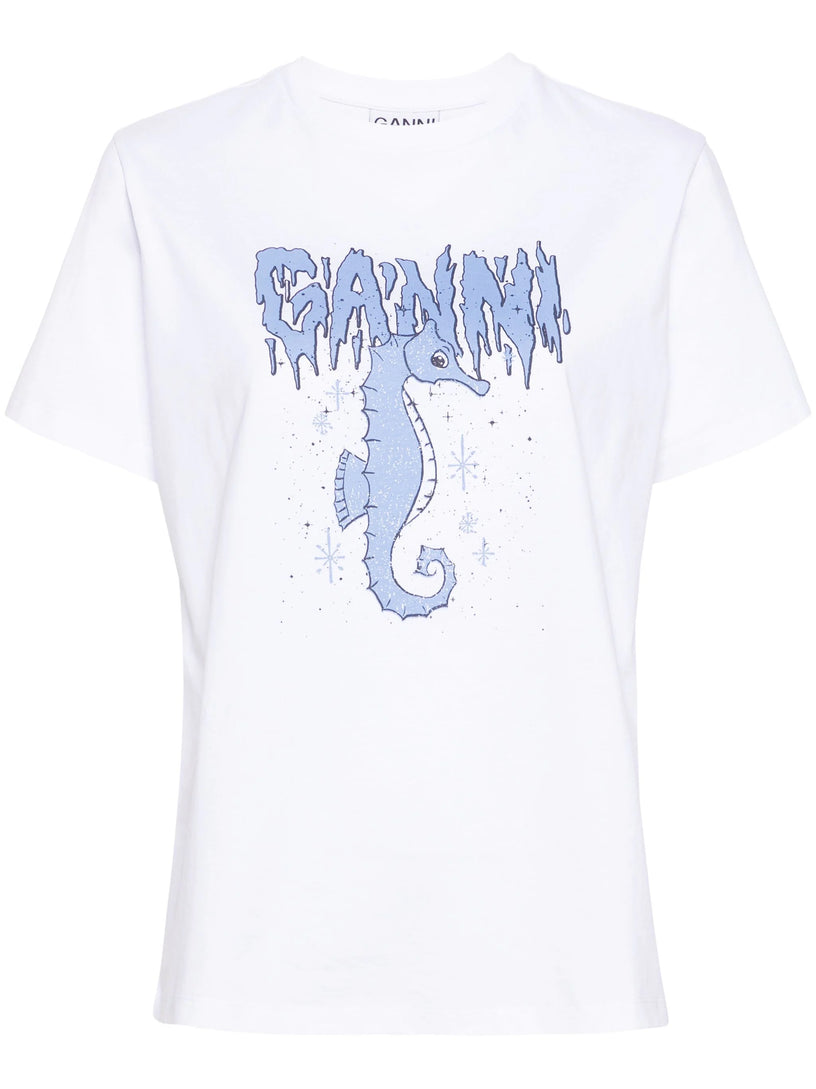 GANNI Seahorse t-shirt