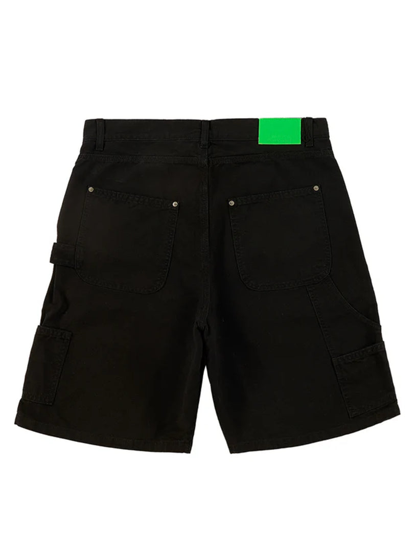 Canvas shorts with double knees