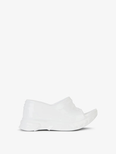 Rubber Marshmallow wedge sandals