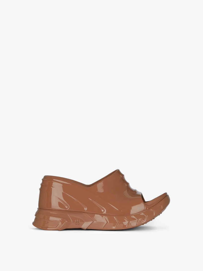 Givenchy Rubber marshmallow wedge sandals