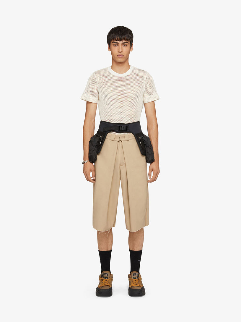 Extra wide chino bermuda shorts