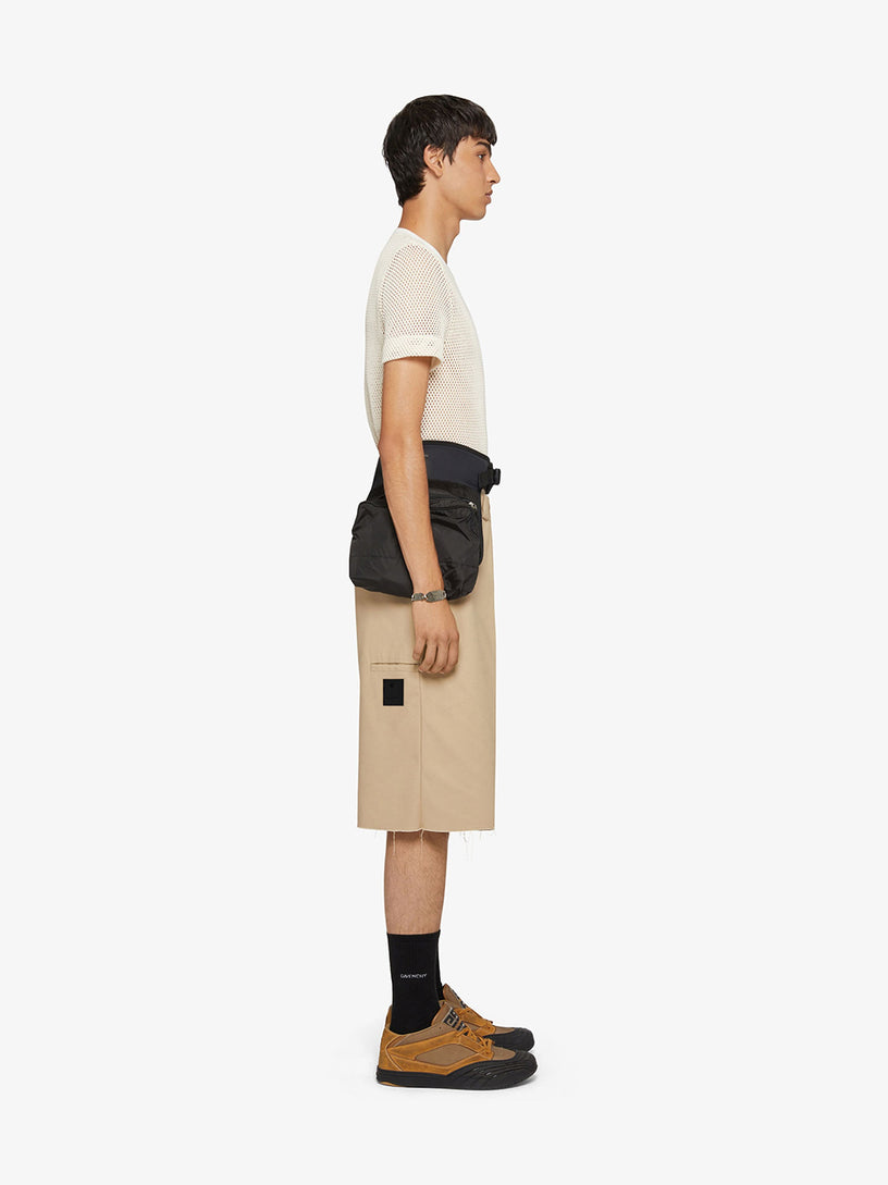 Extra wide chino bermuda shorts