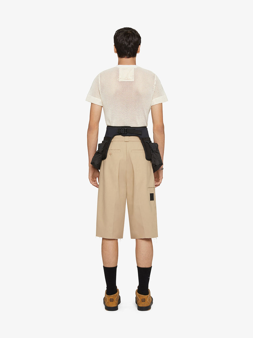 Extra wide chino bermuda shorts