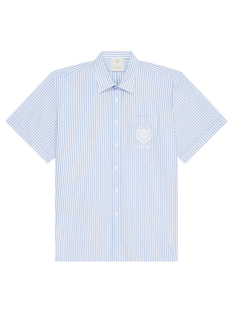 Givenchy Striped givenchy crest shirt