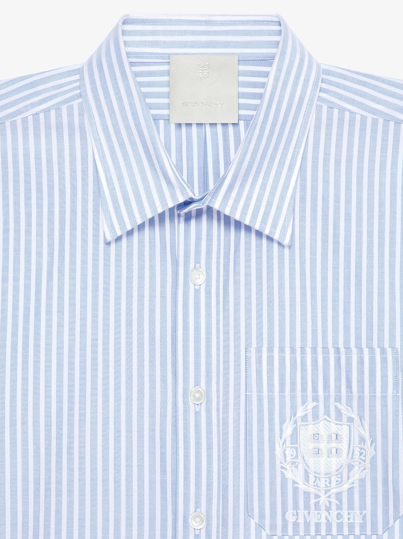 Striped GIVENCHY Crest shirt