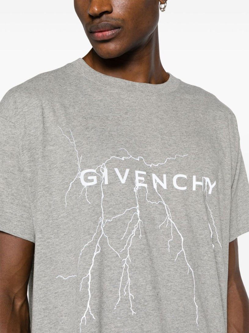 T-shirt with reflective artwork