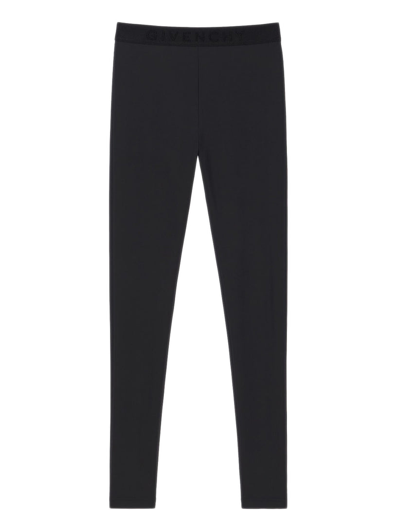 Givenchy Leggings in jersey with givenchy waistband