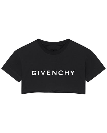 GIVENCHY Archetype cropped t-shirt